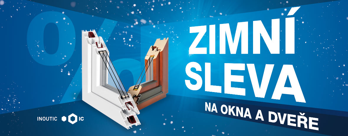 Akce zimní slevy na PKS okna